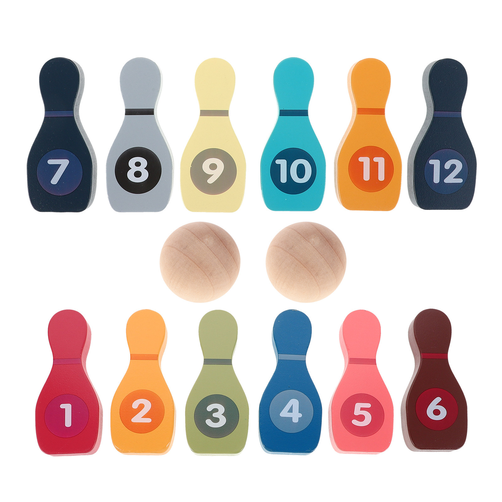 Kids Outdoor Ball - 1 ensemble de boules de bowling