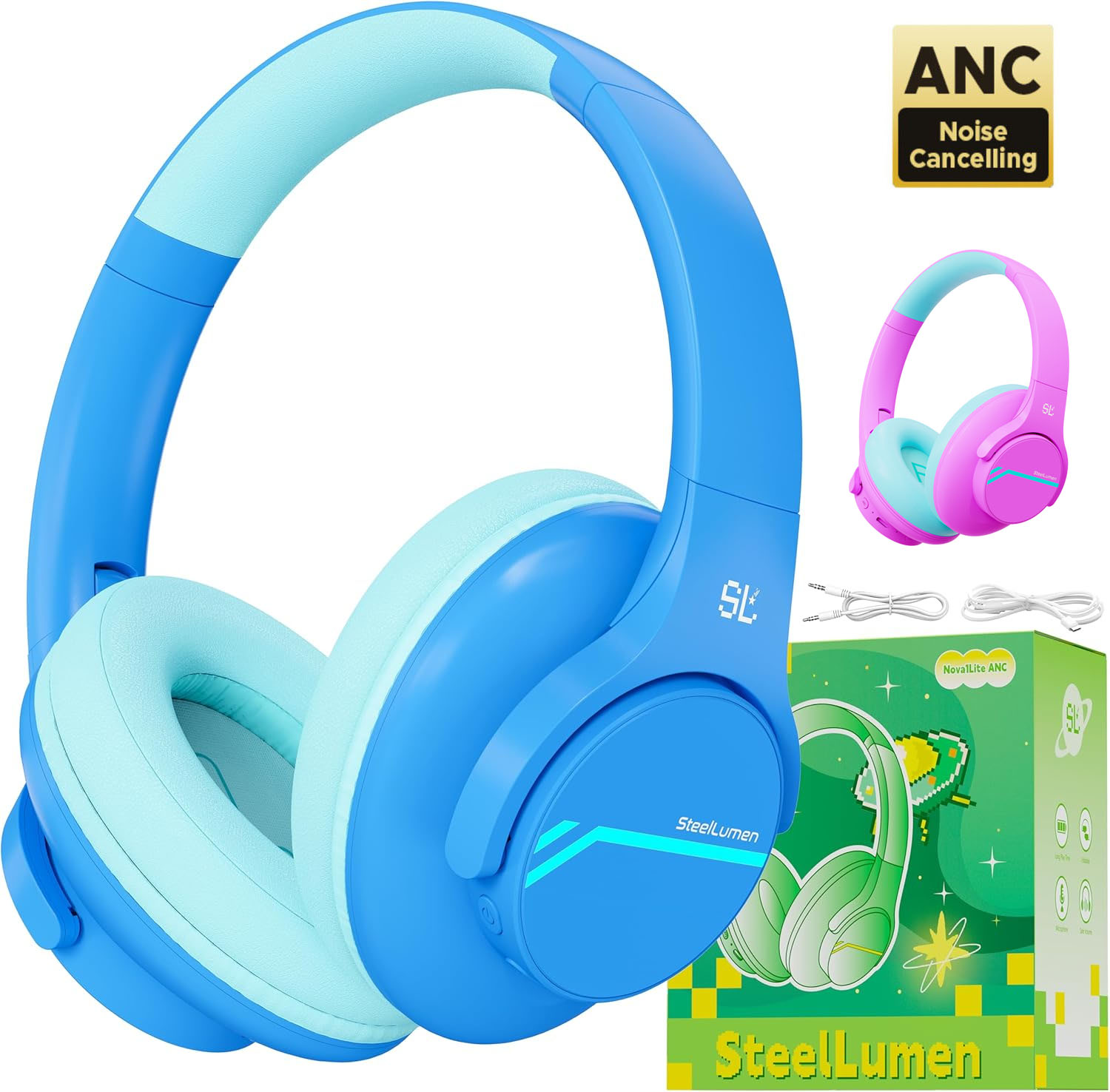 Kids Outdoor Videos - ANC casque antibruit pour enfants casque