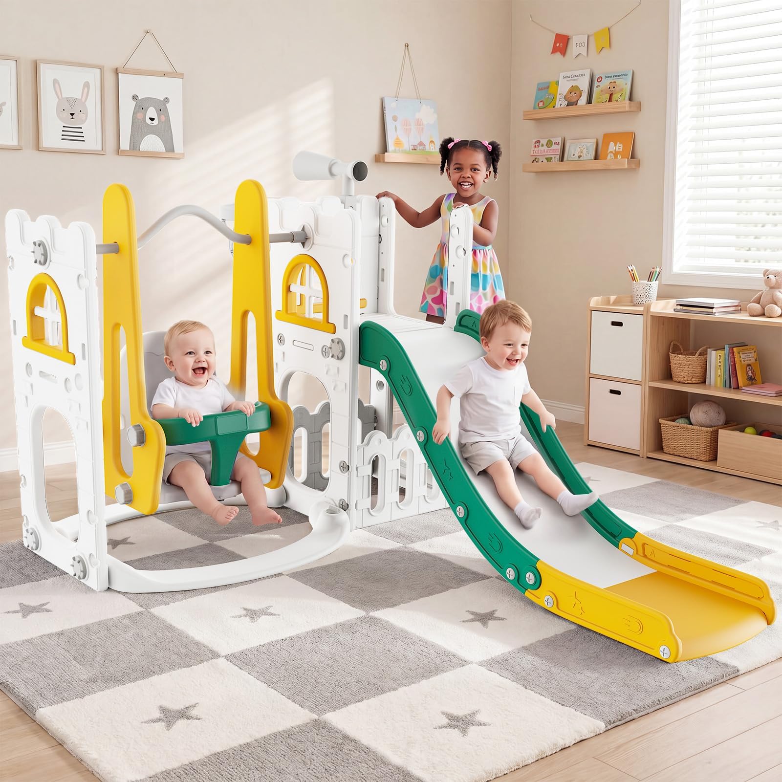 Kids Outdoor Climber - Ensemble de jeux 7 en 1