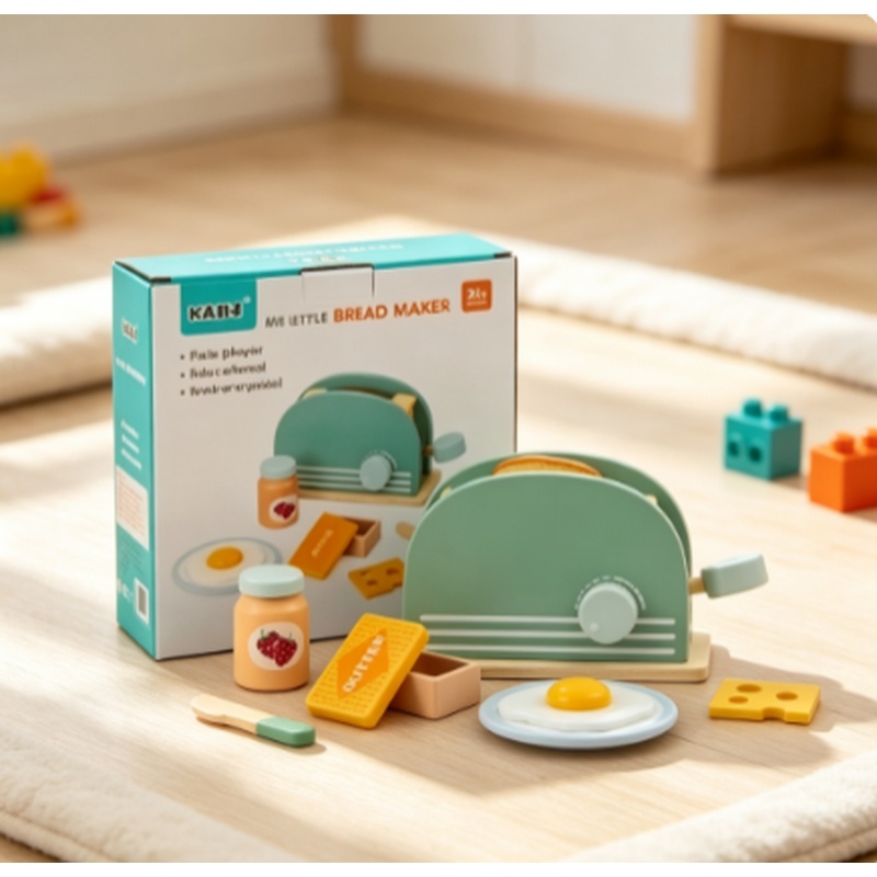 Kids Outdoor Mud Kitchen Accessories - Jouet de simulation de grille-pain en