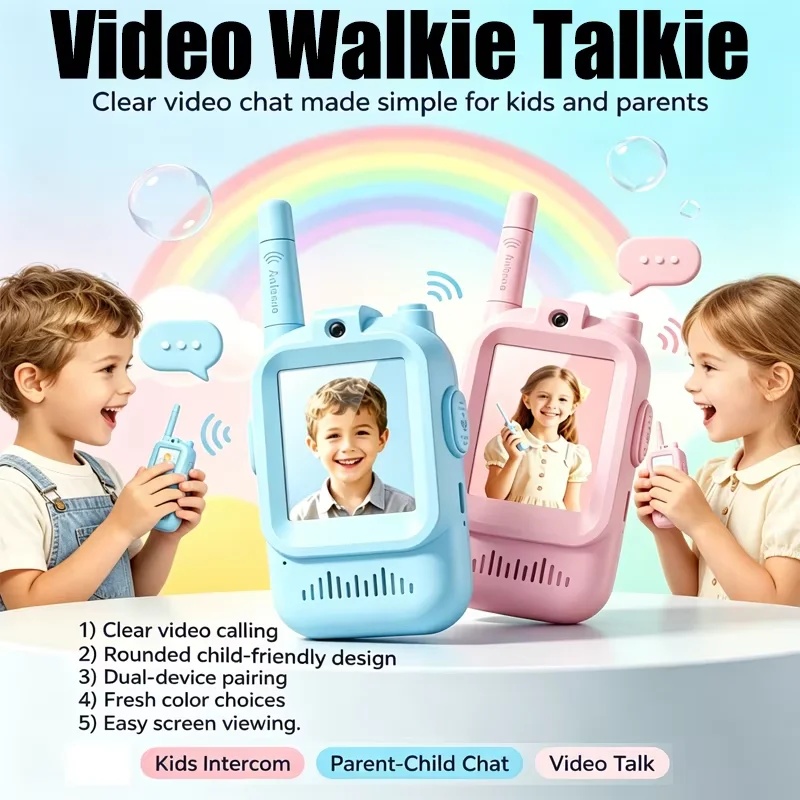 Kids Outdoor Videos - NOUVEAU Pack de 2 talkies-walkies vidéo