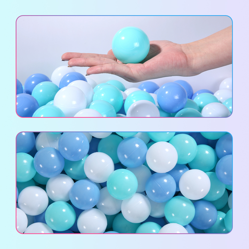 Kids Outdoor House Accessories - 100 pièces couleurs boules en plastique