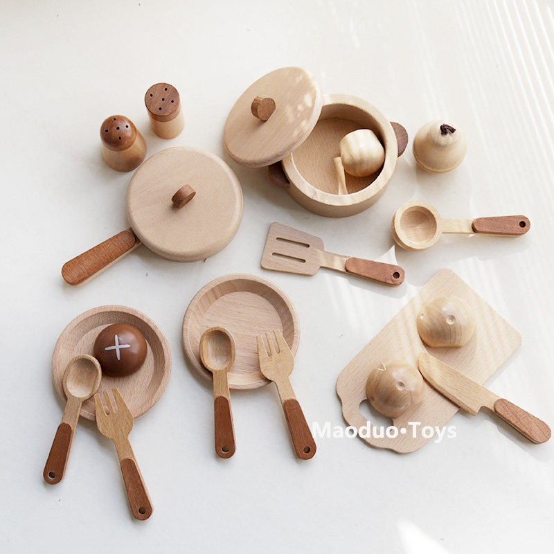 Kids Outdoor Mud Kitchen Accessories - Jeu de cuisine en bois de