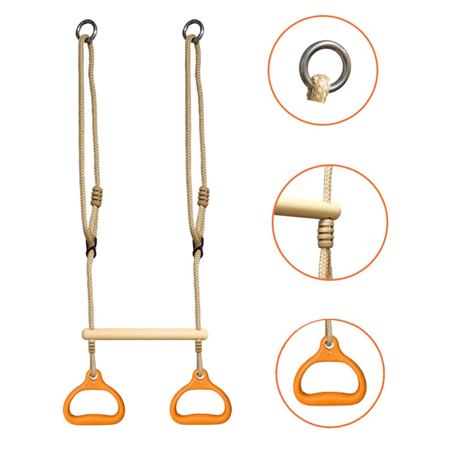 Kids Outdoor Monkey Bars - Barre de balançoire sensorielle ergonomique, équipement