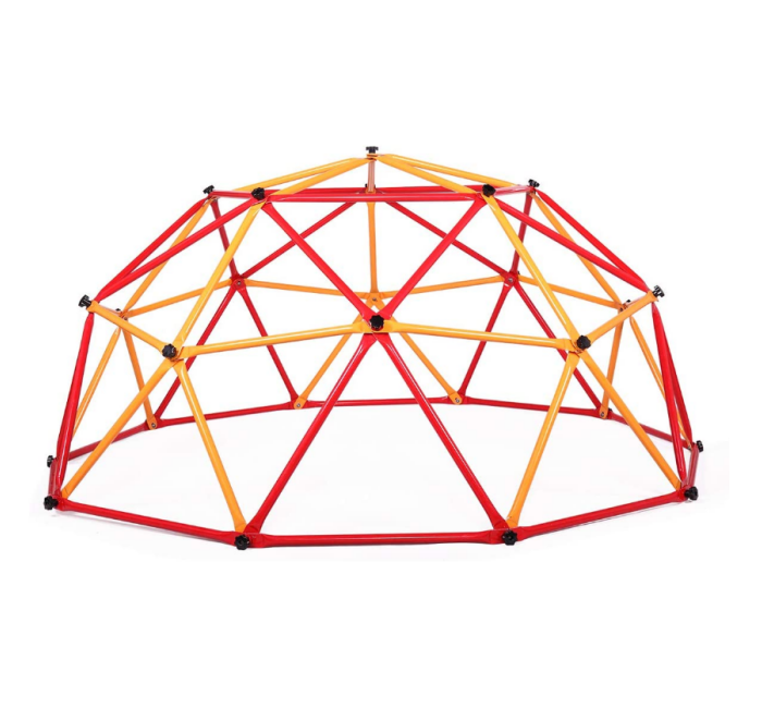 Kids Outdoor Jungle Gym Dome - Structure de jeu géométrique en forme