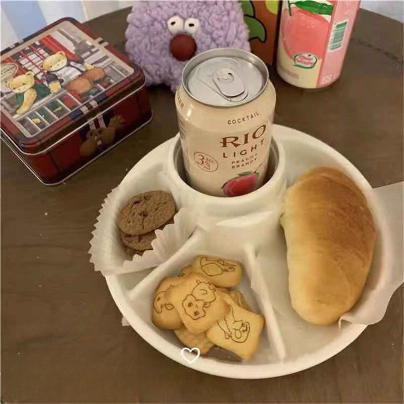 Kids Outdoor Bbq - Assiette divisée pour petit déjeuner de