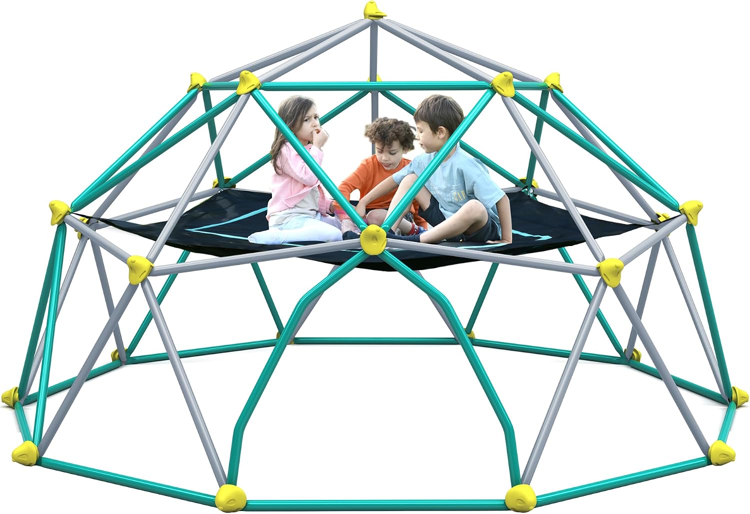 Kids Outdoor Jungle Gym Dome - Dôme d'escalade de 13 pieds avec