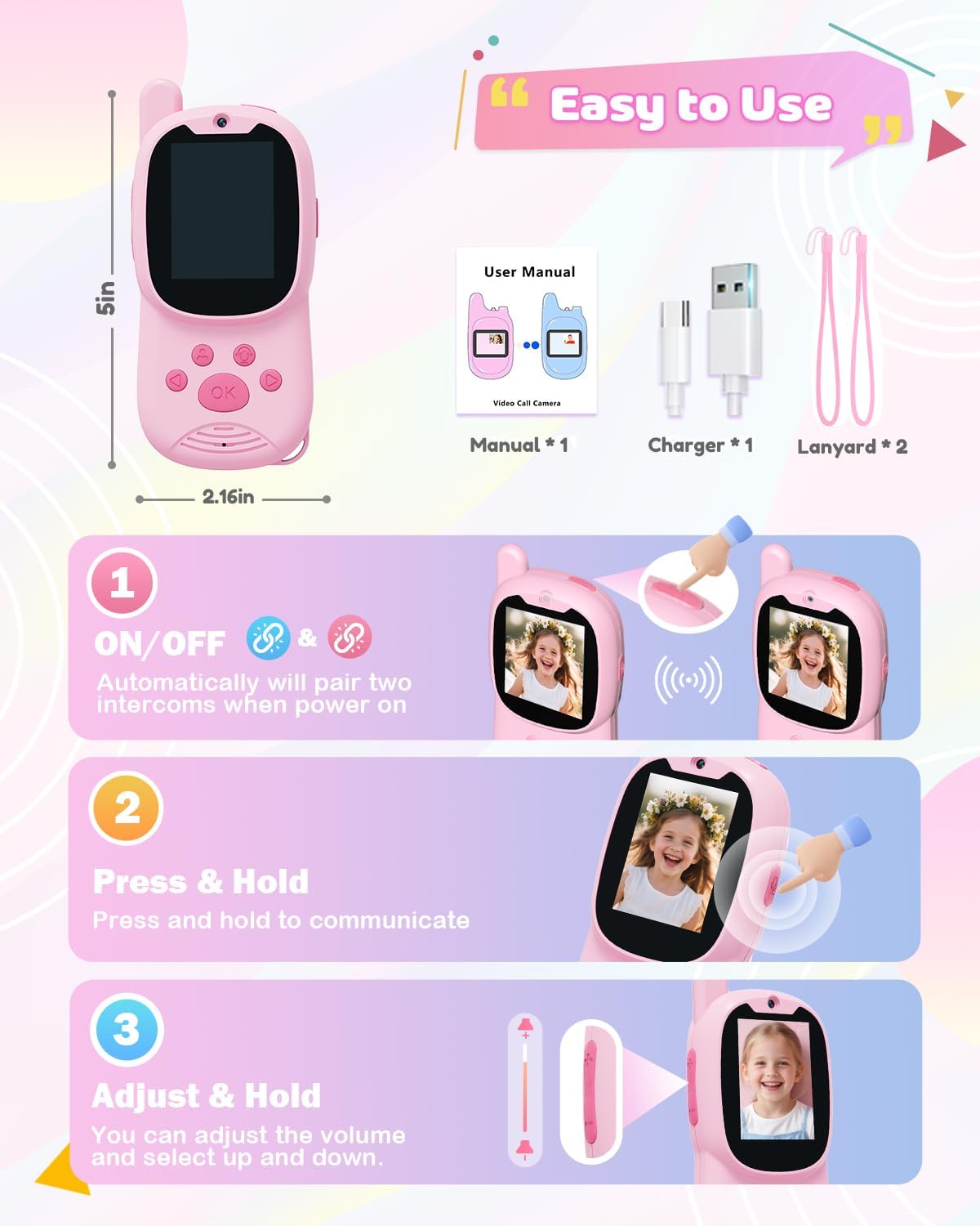 Pack de 2 talkies-walkies vidé - Kids Outdoor Videos avis et prix