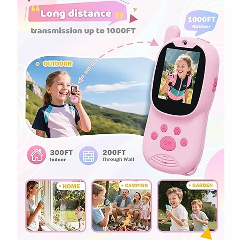 Pack de 2 talkies-walkies vidé - Kids Outdoor Videos avis et prix