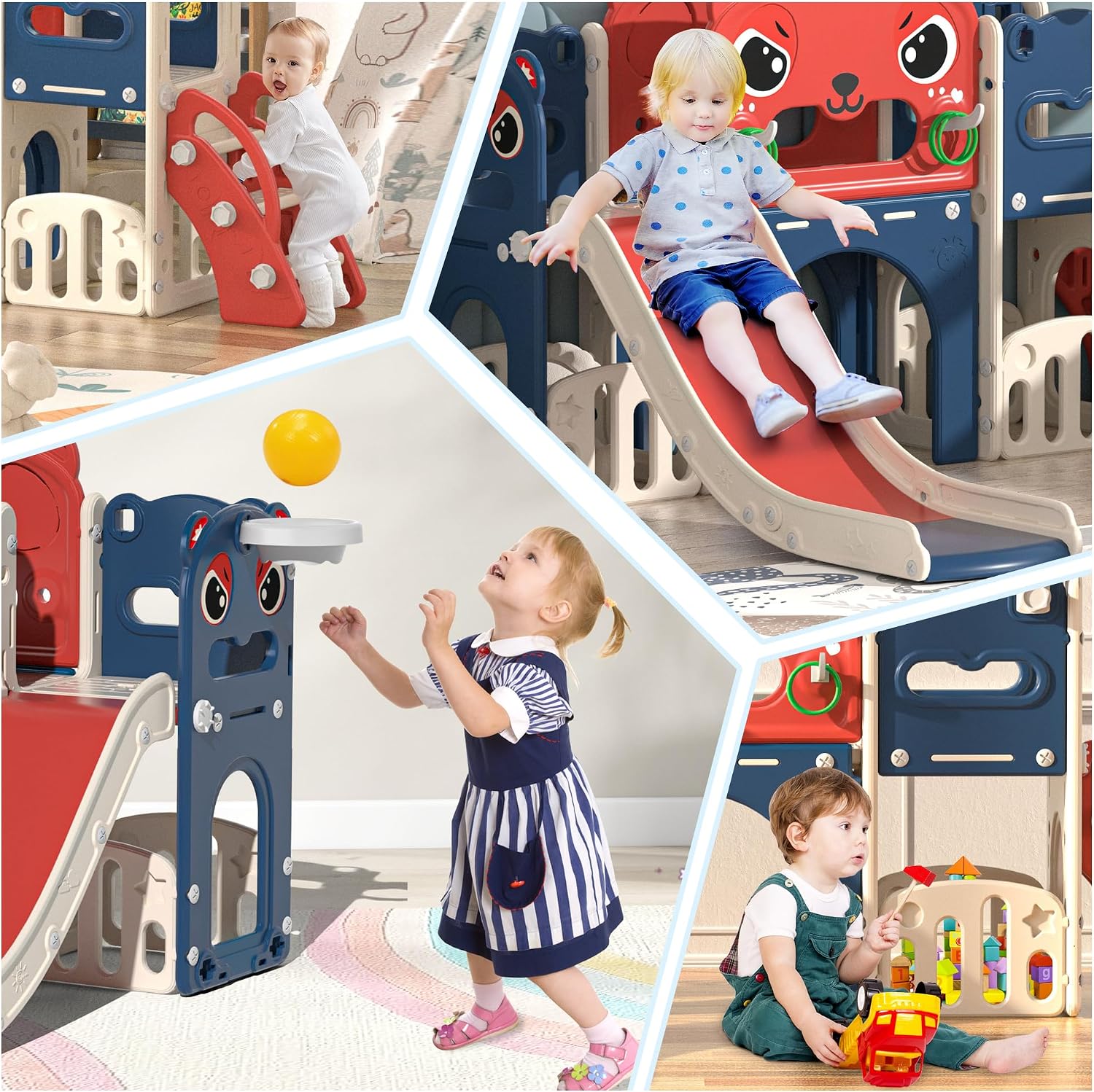 Ensemble de jeu toboggan et st - Kids Outdoor Climber avis et prix