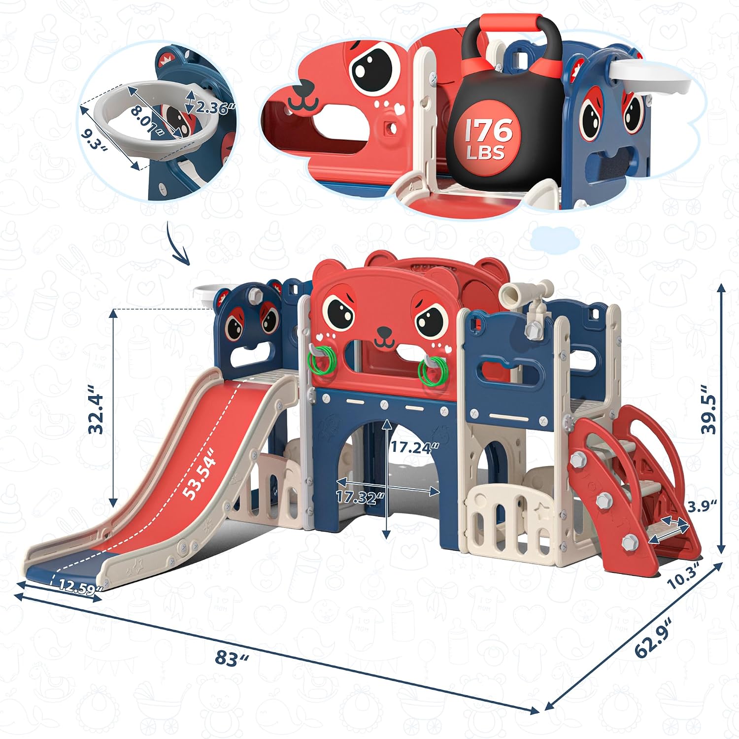 Ensemble de jeu toboggan et st - Kids Outdoor Climber avis et prix