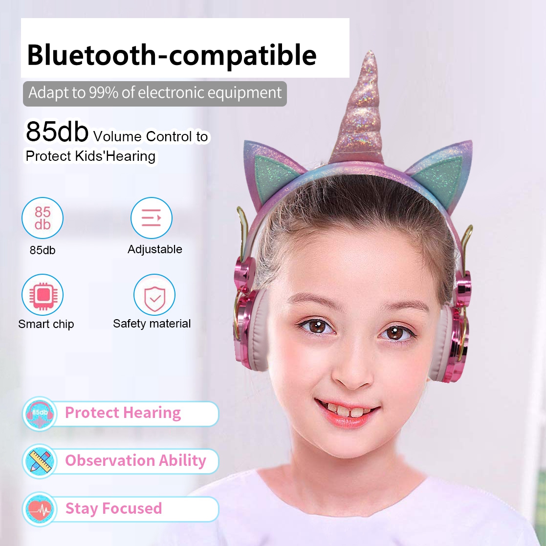 Écouteurs sans fil licorne mig - Kids Outdoor Videos avis et prix