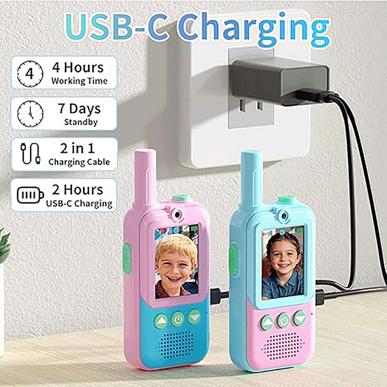 Talkies-walkies vidéo recharge - Kids Outdoor Videos avis et prix