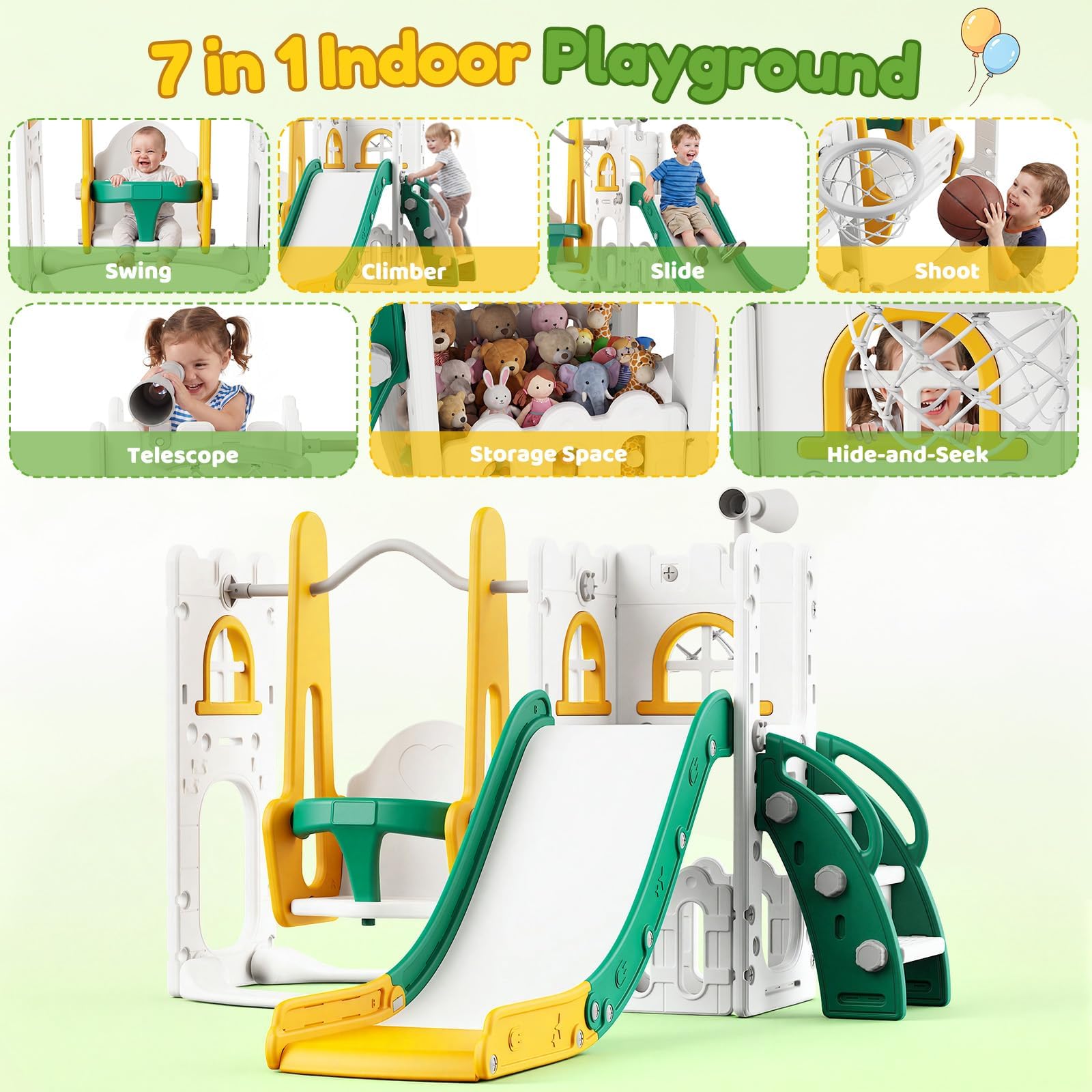 Ensemble de jeux 7 en 1 pour t - Kids Outdoor Climber avis et prix