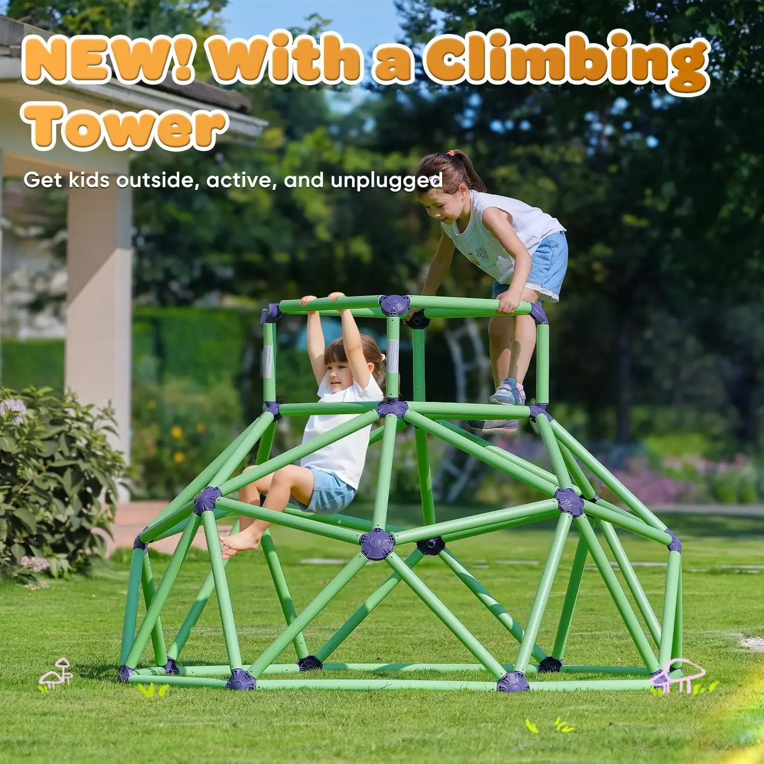 Zupapa Monkey Bars Climbing Do - Kids Outdoor Jungle Gym Dome avis et prix