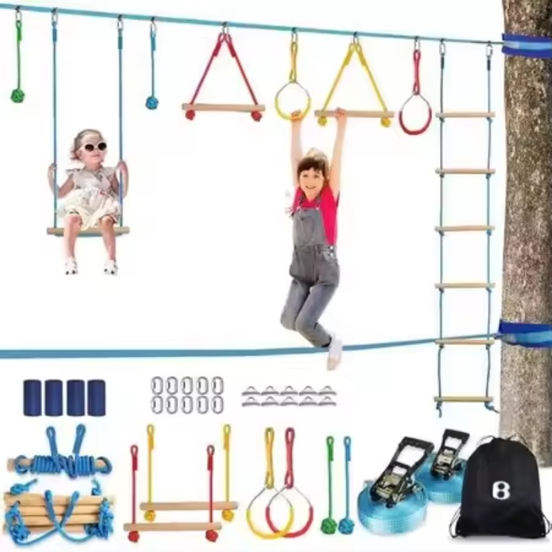 Kit de cours d'obstacles Warri - Kids Outdoor Monkey Bars avis et prix