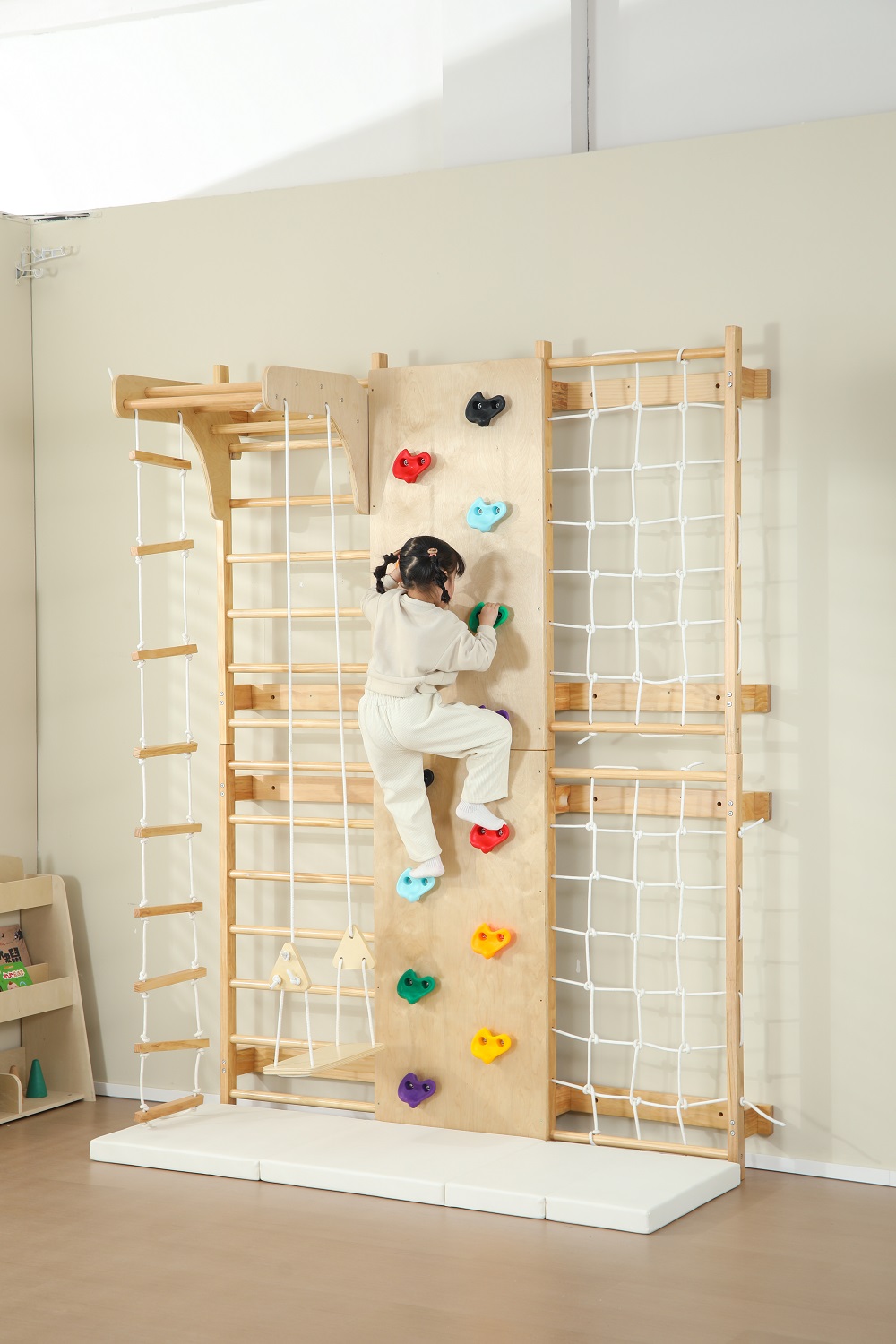 Échelle suédoise murale en boi - Kids Outdoor Monkey Bars avis et prix