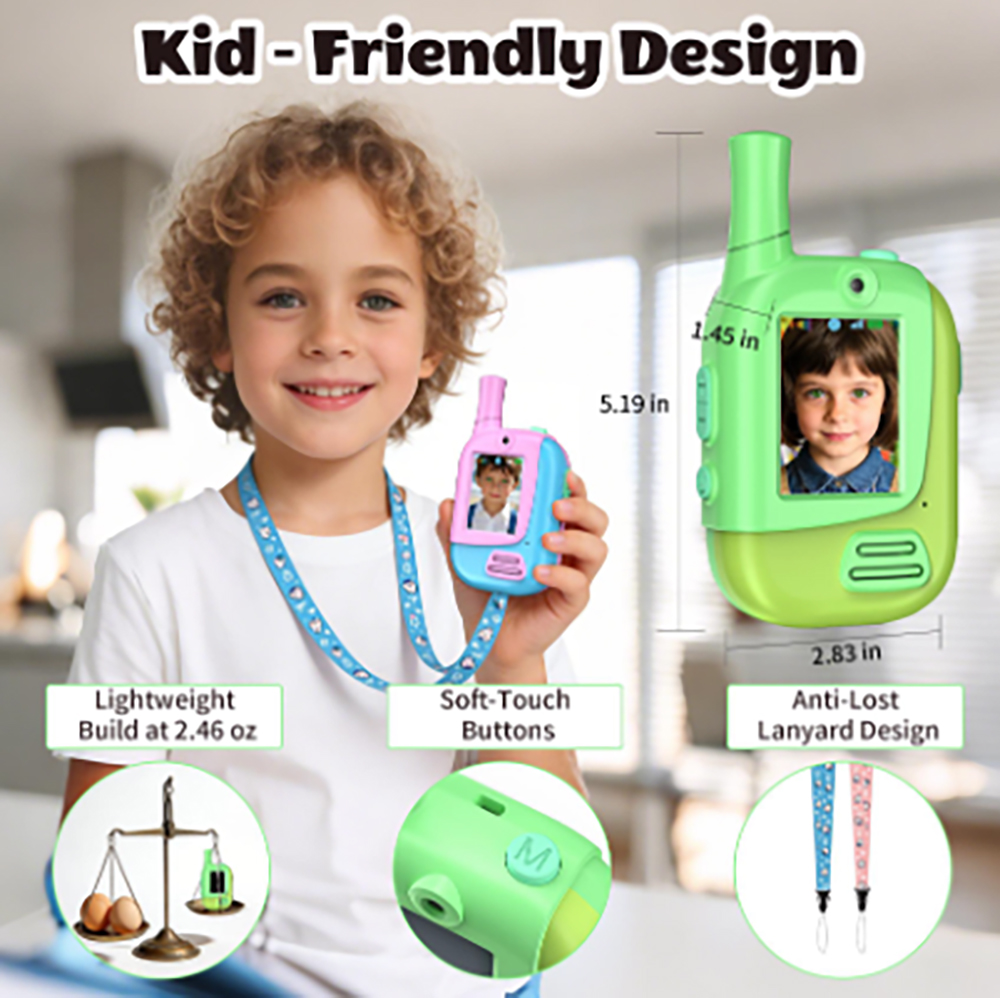 Lot de 2 talkies-walkies vidéo - Kids Outdoor Videos avis et prix