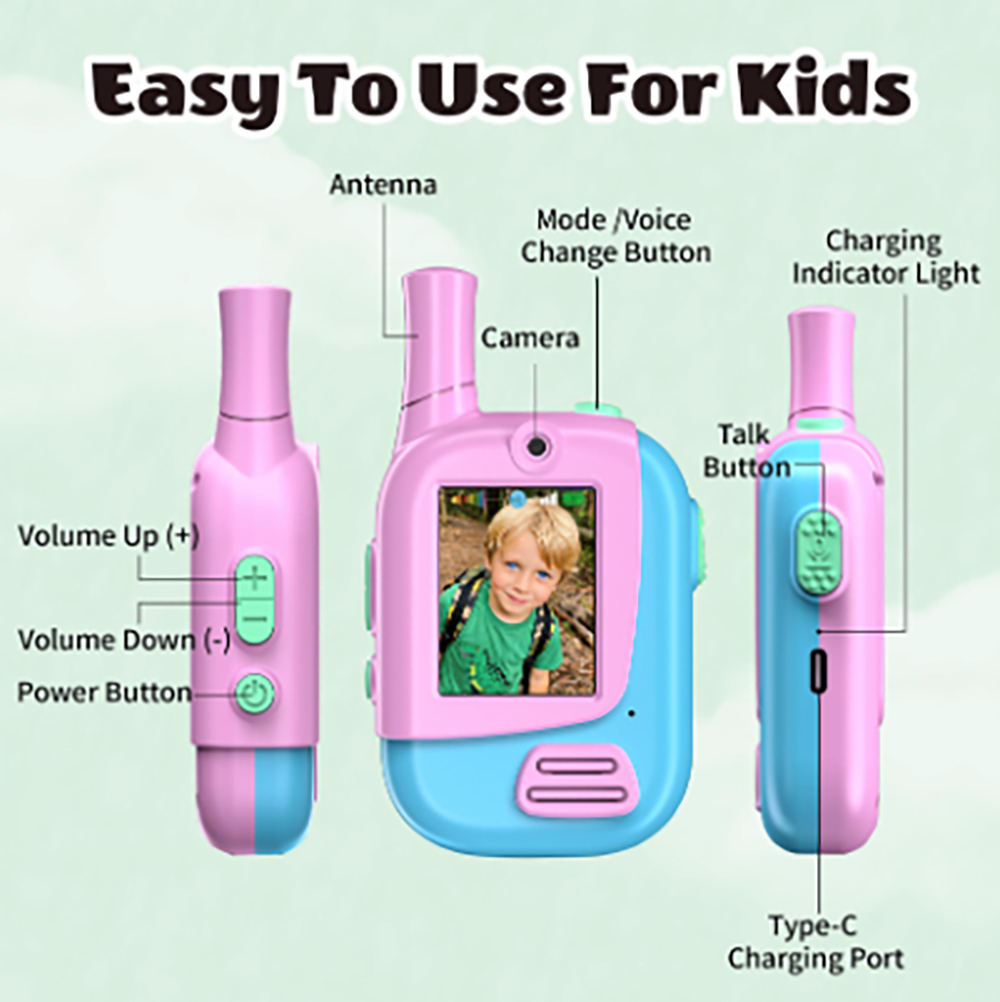 Lot de 2 talkies-walkies vidéo - Kids Outdoor Videos avis et prix